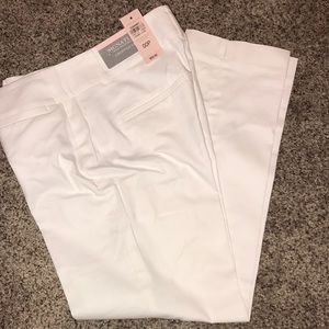 NWT Cropped White Petite 00 Pants